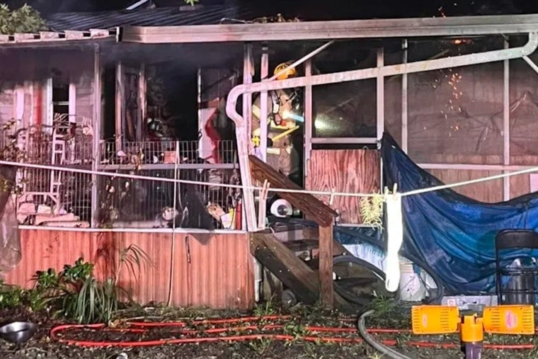 Hernando County Firefighter Hospitalized After Battling Blaze in Brooksville