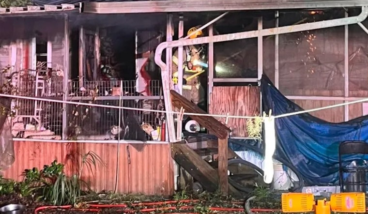 Hernando County Firefighter Hospitalized After Battling Blaze in Brooksville