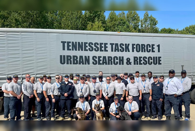 Heroes Unite, Tennessee Task Force 1 Joins Forces with Louisiana Against Tropical Storm Francine's Fury