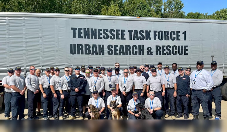 Heroes Unite, Tennessee Task Force 1 Joins Forces with Louisiana Against Tropical Storm Francine's Fury