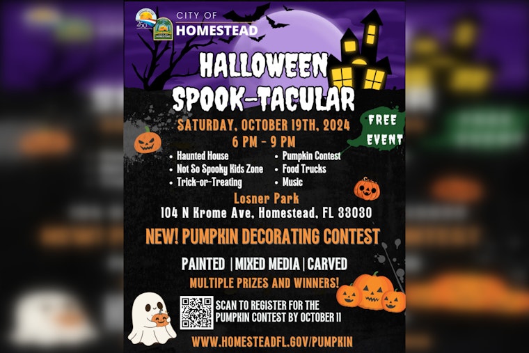 Homestead Celebrates Halloween with Spook-tacular Event at Losner Park Featuring Tricks, Treats, and Creative Contests