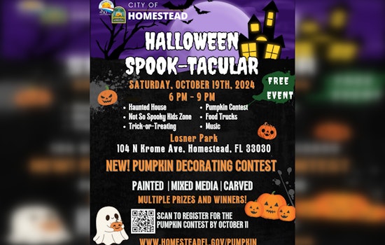 Homestead Celebrates Halloween with Spook-tacular Event at Losner Park Featuring Tricks, Treats, and Creative Contests