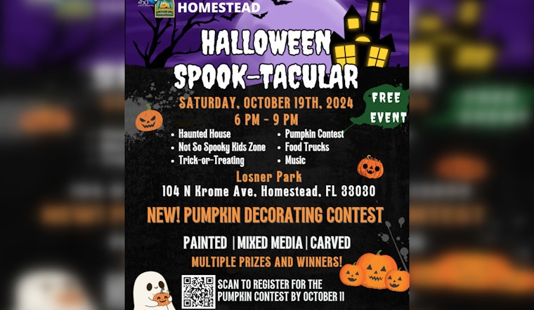 Homestead Celebrates Halloween with Spook-tacular Event at Losner Park Featuring Tricks, Treats, and Creative Contests