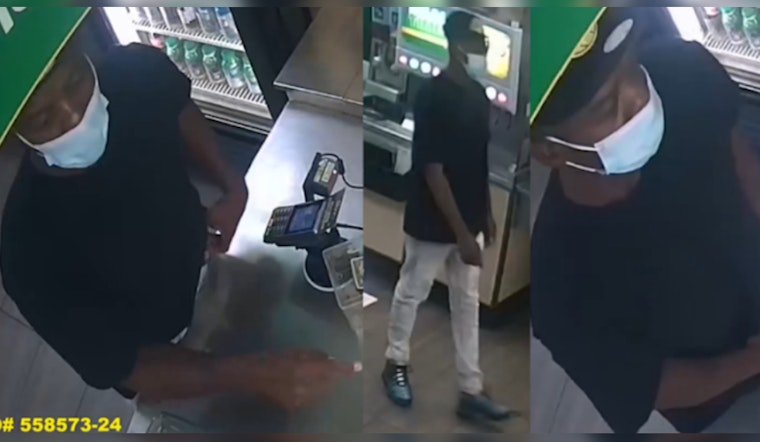 Houston Police Seek Public's Help to Identify Suspect in Aggravated Robbery at Local Sandwich Shop