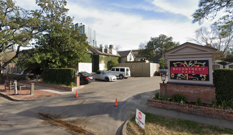 Houston's Beloved Backstreet Cafe to Embark on New Chapter with River Oaks Relocation