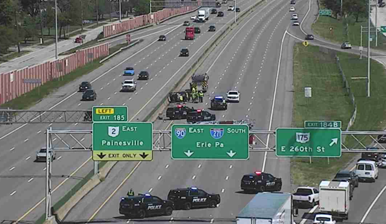 I-90 Eastbound Reopens in Euclid Following Rollover Crash Near East 260th Street Exit
