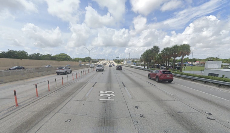 I-95 Southbound Reopens After Multi-Vehicle Crash and Fuel Spillage in NW Miami-Dade