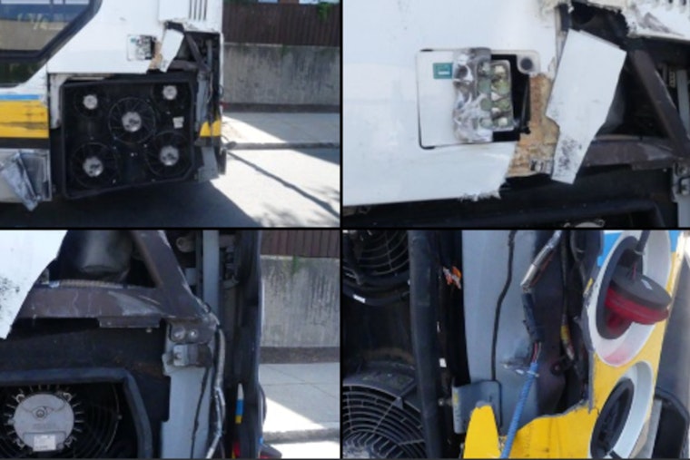 Brighton Bus Crash Results in Injuries, Unlicensed Driver Facing Charges After Sideswiping MBTA Vehicle