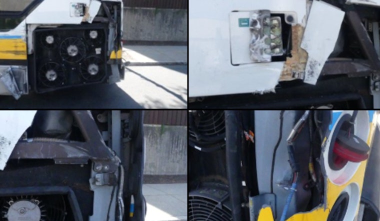 Brighton Bus Crash Results in Injuries, Unlicensed Driver Facing Charges After Sideswiping MBTA Vehicle