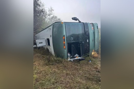 Injuries Reported After Dense Fog Leads to Pickup Truck Collision With Prisoner Transport Bus Near Perkins, Oklahoma