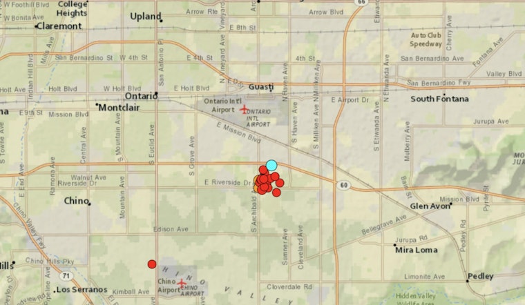 Inland Empire Rocked by Twin Tremors Near Ontario, No Immediate Damage Reported