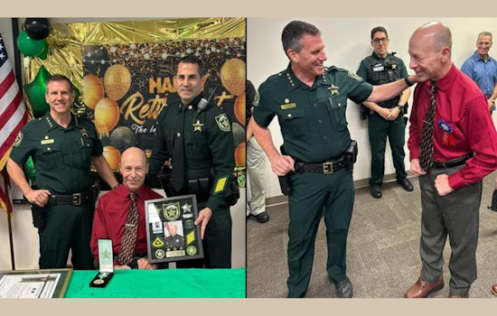 Inspirational Finale, Paralyzed Orange County Deputy Walks Into His Own Retirement Party Defying Odds