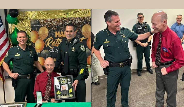Inspirational Finale, Paralyzed Orange County Deputy Walks Into His Own Retirement Party Defying Odds