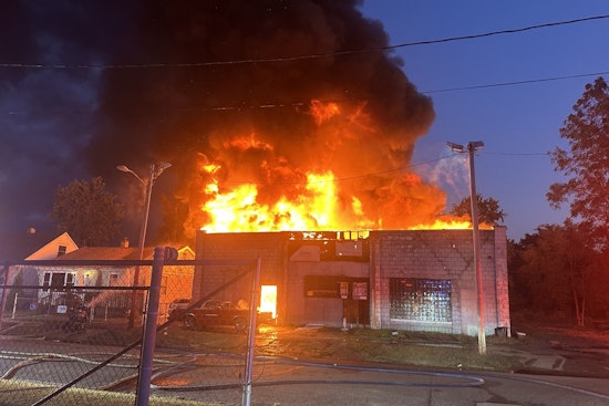 Investigation Underway After Suspicious Blaze Engulfs Former G&G Grocery Store in Benton Harbor