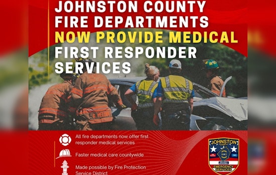 Johnston County Fire Departments Now Fully Equipped for First Responder Services
