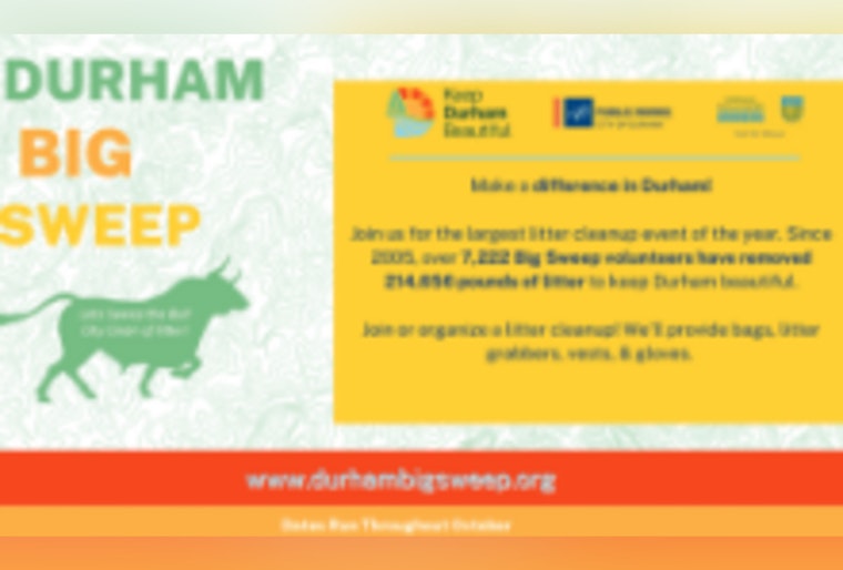 Join Durham's Annual Big Sweep This October for a Cleaner, Greener Community