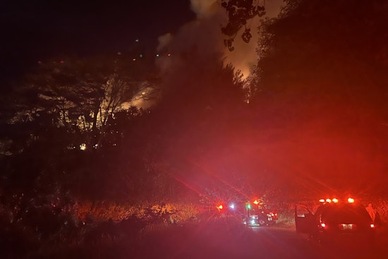 Kauai Firefighters Make Headway on Wainiha Brush Fire, Estimated 60% Contained