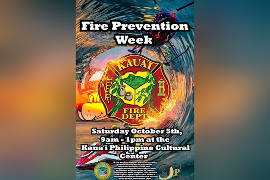 Kaua‘i Unites for Fire Prevention with Educational Event Featuring Kaua‘i Fire Department and Cultural Center