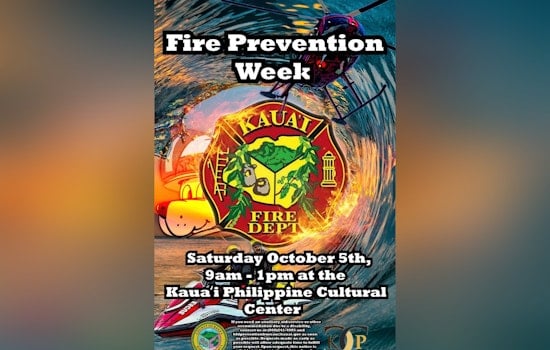 Kaua‘i Unites for Fire Prevention with Educational Event Featuring Kaua‘i Fire Department and Cultural Center