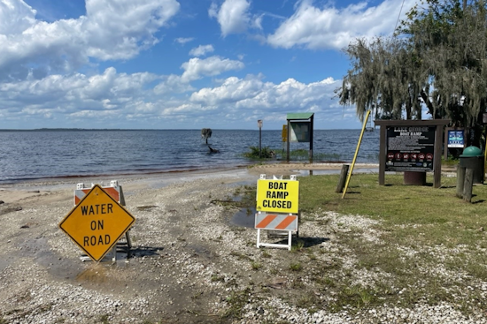 Lake George Boat Ramp and Road Sections Closed in Astor Due to Flooding, Residents Urged to Exercise Caution