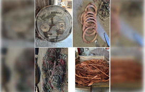 LAPD Recovers Stolen Burbank Plaque and Thousands of Pounds of Wire Amid Crackdown on Metal Theft