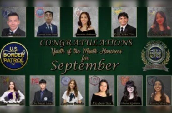 Laredo Sector Border Patrol Honors High School Seniors with Inaugural Youth of the Month Accolades