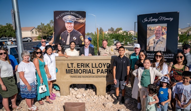 Las Vegas Honors Fallen Officer Lt. Erik Lloyd with Park Dedication Ceremony