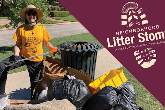 Last Chance to Join the Fort Worth Neighborhood Litter Stomp Cleanup Event on Oct. 5