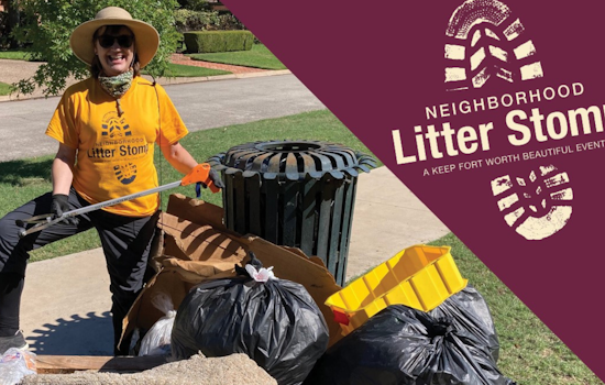 Last Chance to Join the Fort Worth Neighborhood Litter Stomp Cleanup Event on Oct. 5