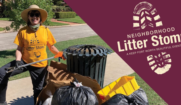 Last Chance to Join the Fort Worth Neighborhood Litter Stomp Cleanup Event on Oct. 5