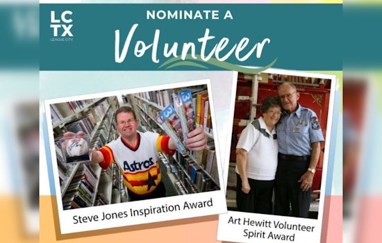 League City Opens Nominations for Art Hewitt Volunteer Spirit and Steve Jones Inspiration Awards