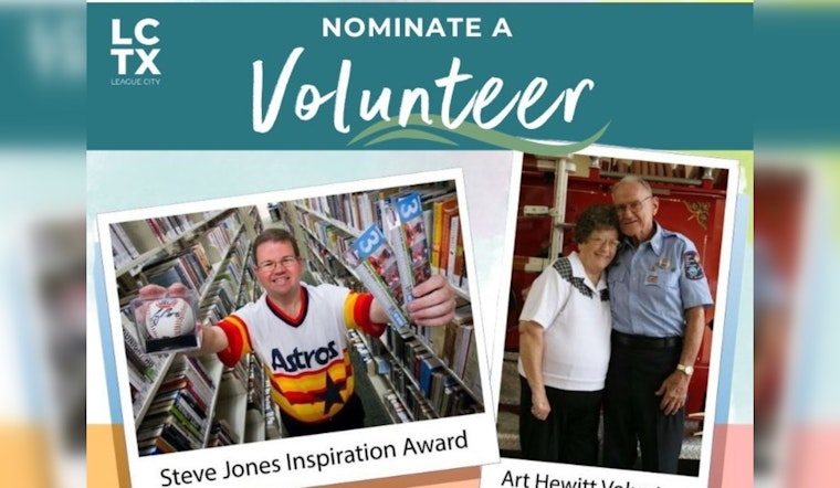 League City Opens Nominations for Art Hewitt Volunteer Spirit and Steve Jones Inspiration Awards