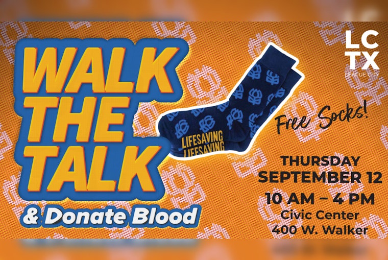 League City's Call to Altruism, Local Blood Drive at Johnnie Arolfo Civic Center Aids Up to Three Lives per Donation