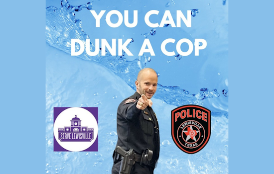 Lewisville PD Takes the Plunge for Charity: Dunk A Cop Event to Support Serve Lewisville