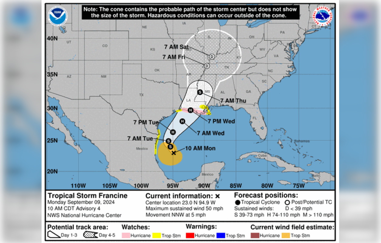 Louisiana Schools Shift Online, Brace for Impact as Tropical Storm
