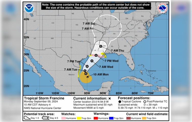 Louisiana Schools Shift Online, Brace for Impact as Tropical Storm Francine Approaches the Coast