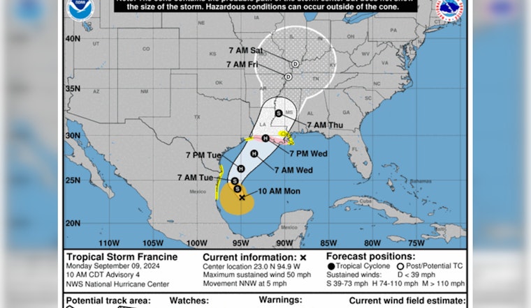 Louisiana Schools Shift Online, Brace for Impact as Tropical Storm Francine Approaches the Coast