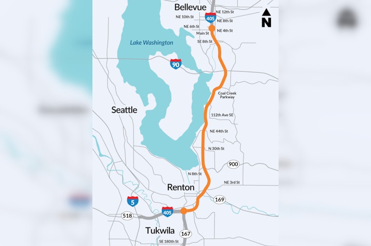 Major Closures on I-405 in Bothell and Renton Slated for Sept. 20-23 Due to Improvement Projects