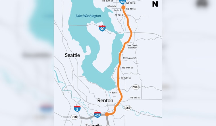 Major Closures on I-405 in Bothell and Renton Slated for Sept. 20-23 Due to Improvement Projects