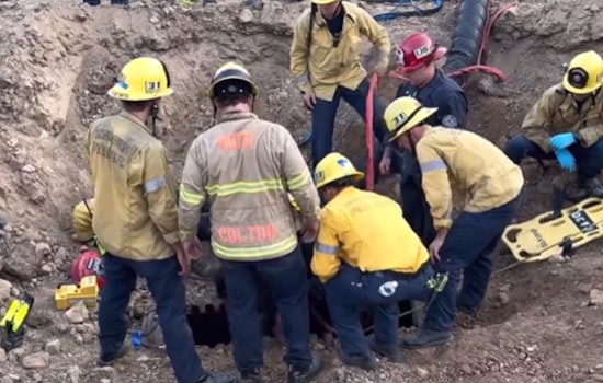 Man Trapped in Drainage Pipe in Southern California Rescued by Joint Emergency Services Effort