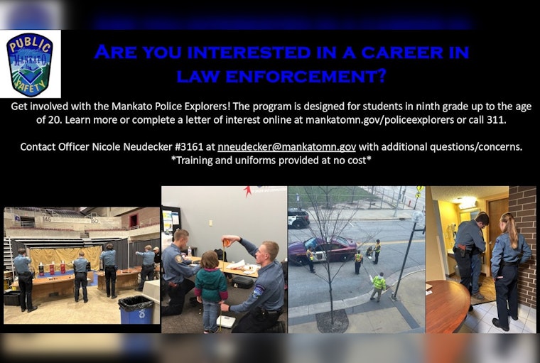 Mankato Police Explorers Seek New Recruits for Community Engagement and Law Enforcement Training