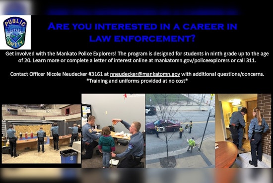 Mankato Police Explorers Seek New Recruits for Community Engagement and Law Enforcement Training