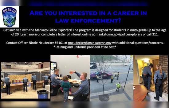 Mankato Police Explorers Seek New Recruits for Community Engagement and Law Enforcement Training