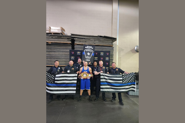 Mansfield Officer Barlette Wins 'Fight of the Night' at GUNS & HOSES Charity Boxing Event