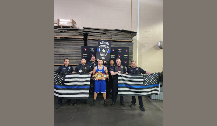 Mansfield Officer Barlette Wins 'Fight of the Night' at GUNS & HOSES Charity Boxing Event