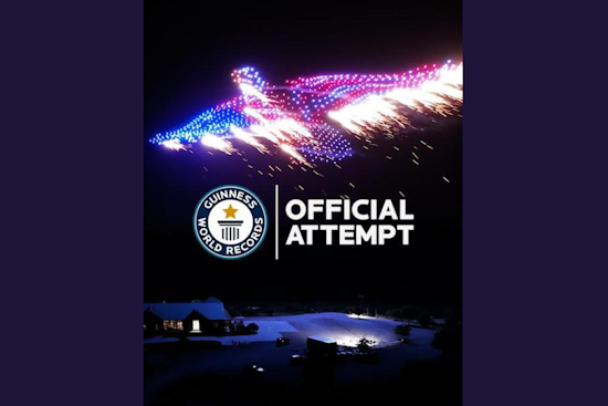 Mansfield to Witness Potential World Record Drone Show Spectacle This Saturday