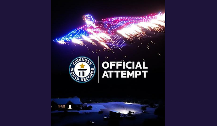 Mansfield to Witness Potential World Record Drone Show Spectacle This Saturday