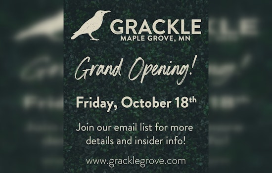 Maple Grove Welcomes New Hotspot as Grackle Set to Open Its Doors on October 18th