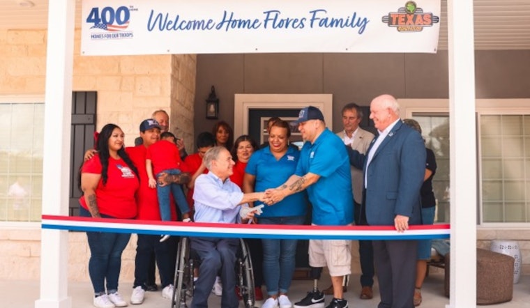 Marine Veteran Honored with Custom Built Home in New Braunfels by Governor Abbott and HFOT