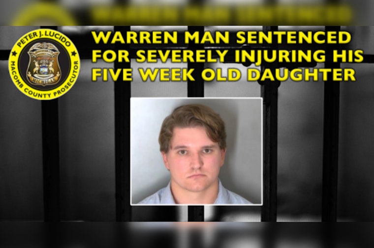 Michigan Man Receives 7-25 Year Prison Sentence for Severe Child Abuse of Infant Daughter